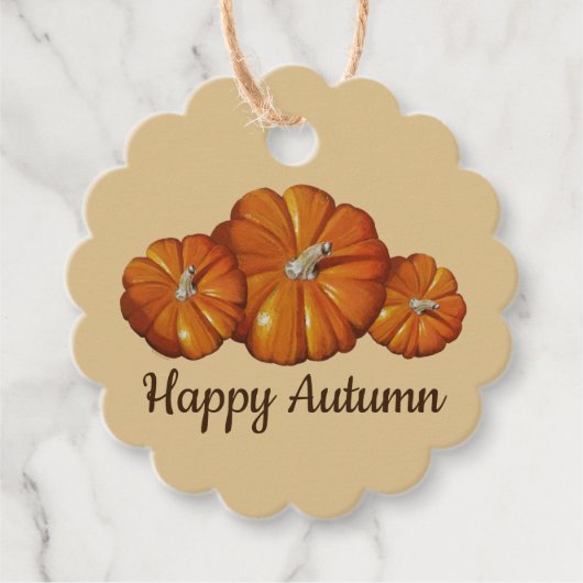 Pumpkin Gift Label (Voorkant)