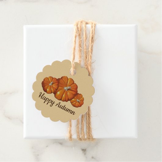 Pumpkin Gift Label (In situ)