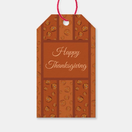 Pumpkin Gift Label Cadeaulabel (Voorkant)