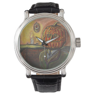Pumpkin-gloed Horloge