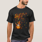 Pumpkin Gnomes Herfst Autumn Cute Halloween Thanks T-shirt (Voorkant)