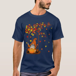Pumpkin Gnomes Herfst Autumn Cute Halloween Thanks T-shirt