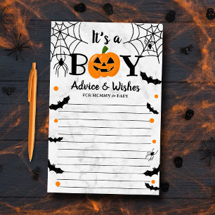 Pumpkin Halloween Baby shower Advice