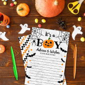 Pumpkin Halloween Baby shower Advice
