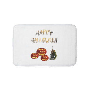 Pumpkin Halloween Badmat