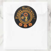 Pumpkin Halloween-decor Ronde Sticker (Tas)