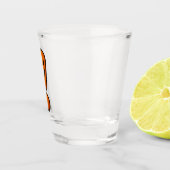 Pumpkin Halloween Exclamation Shot Glass Shot Glas (Rechts)