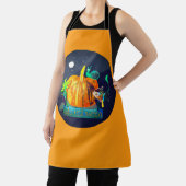 Pumpkin Halloween Friends – Magic Cartoon Animals Schort (Insitu)