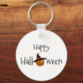 Pumpkin Happy Halloween Persoonlijk Sleutelhanger (Voorkant)