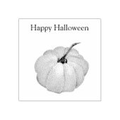 Pumpkin happy Halloween Wood Art Stamp Rubberstempel (Afrduk)