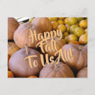 Pumpkin HAPPY HERFST VOOR ONS ALLEMAAL! Feestdagenkaart