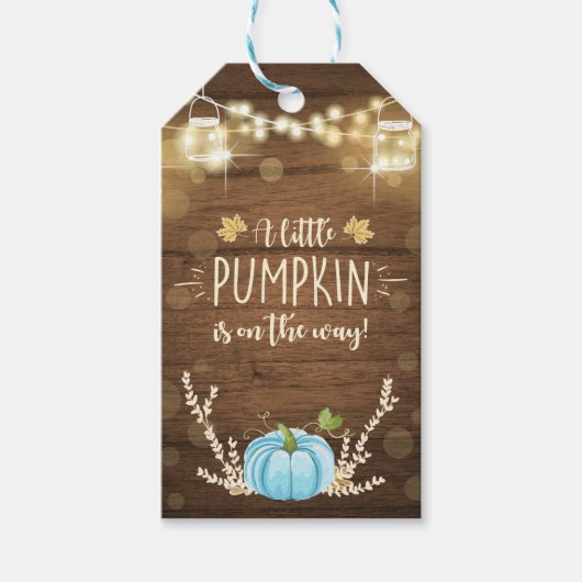 Pumpkin Hartelijk dank voor Label Rustige Herfst H Cadeaulabel (Voorkant)