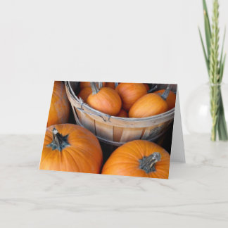 "Pumpkin Harvest" Blank Wenskaart Kaart