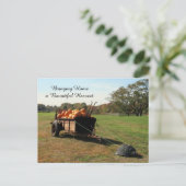 Pumpkin Harvest - Briefkaart (Staand voorkant)