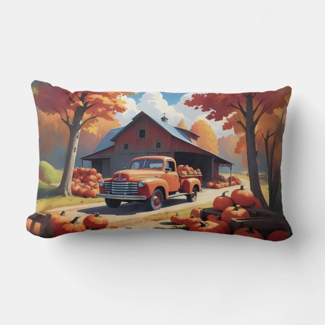 Pumpkin Harvest Kussen (Voorkant)