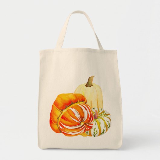 Pumpkin Harvest op een Canvas tas (4-III) (Voorkant)