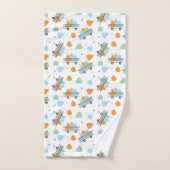 Pumpkin Harvest Pattern personaliseren Bad Handdoek (Handdoek)