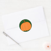 Pumpkin Harvest Ronde Sticker (Envelop)