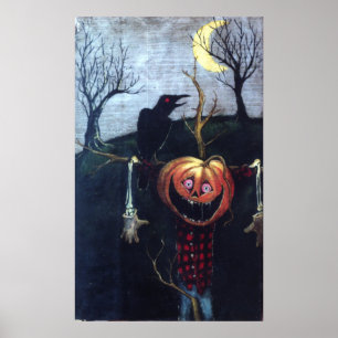 "PUMPKIN HEAD" POSTER