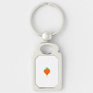 Pumpkin Heart Rectangle Sleutelhanger