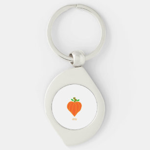 Pumpkin Heart Swirl-Sleutelhanger Sleutelhanger