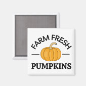 Pumpkin Herfst Autumn Magneet (Voorkant / Achterkant)