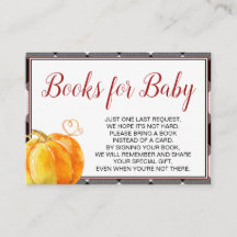 Pumpkin Herfst Baby shower Books for Baby