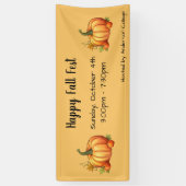 Pumpkin Herfst Harvest Festival Banner (Verticaal)