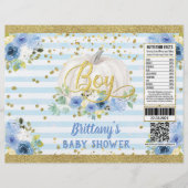 Pumpkin Het is een padvinder uit Baby shower. Flyer (Voorkant)