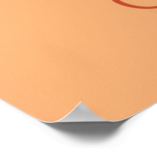 Pumpkin in a Chrysanthemum Pattern Poster (Hoek)