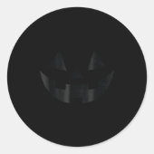 Pumpkin Jack Halloween O Lantern Ronde Sticker (Voorkant)