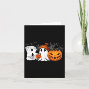 Pumpkin Jack O Lantern Ghost Boo Halloween Kostuum Kaart