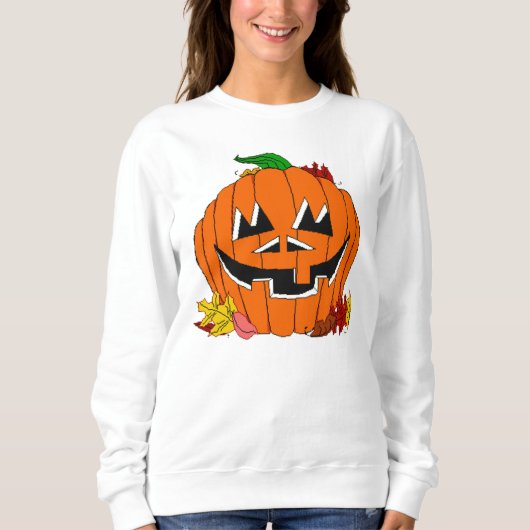 Pumpkin Jack O'Lantern Trui (Voorkant)
