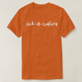 Pumpkin JackOLantern Halloween Gezegden T-shirt (Design voorkant)