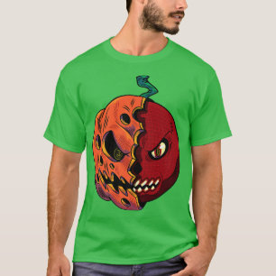 Pumpkin Kickball Outfit Herfst Halloween Kickball T-shirt
