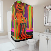 Pumpkin King Douchegordijn (In situ)