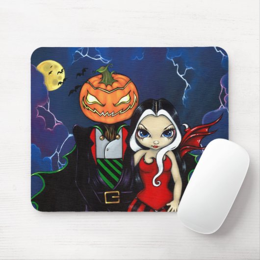 "Pumpkin King's Night Out" Mousepad Muismat (Met muis)