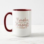 Pumpkin Kisses en Harvest Wishes Mok (Links)