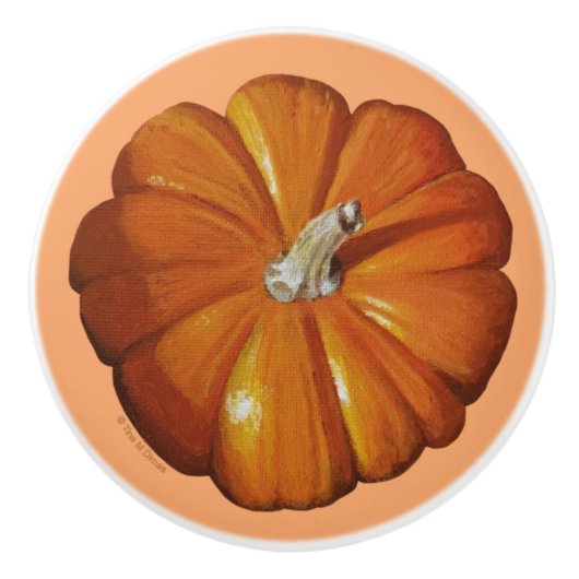 Pumpkin Knobs Keramische Knop (Voorkant)