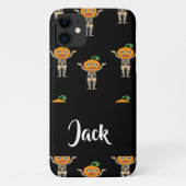Pumpkin-kop op het skelet Case-Mate iPhone case (Achterkant)