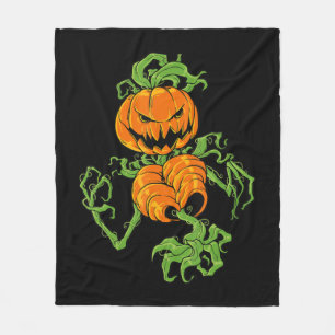 Pumpkin Lazy Halloween Costume Scary Spooky Jack O Fleece Deken