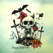 Pumpkin Magic en Bone Fun. Raamsticker (Vel 3)