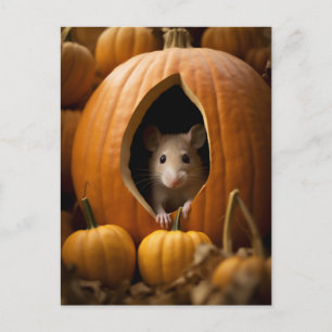 Pumpkin Mouse Briefkaart