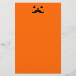 Pumpkin Mustache Briefpapier