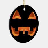 Pumpkin Napkins Personalized Halloween Napkins Keramisch Ornament (Rechts)