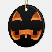 Pumpkin Napkins Personalized Halloween Napkins Keramisch Ornament (Links)