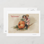 Pumpkin omhoog Hillside Briefkaart (Voorkant / Achterkant)