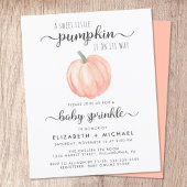 Pumpkin Oranje Waterverf Baby Sprinkle