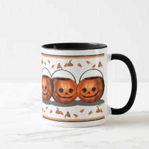 Pumpkin Pail Patch Halloween Mok