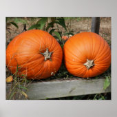 Pumpkin Pair Country Herfst Poster (Voorkant)